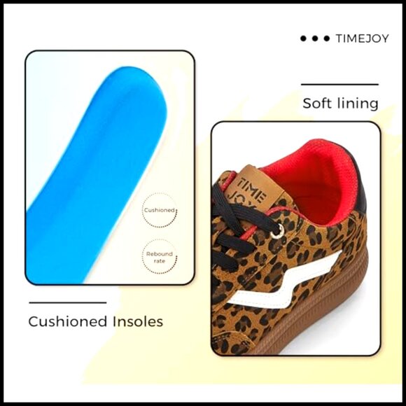 Platform Sneakers Low Top Gum Sole Casual Walking Shoes Women's - Picture 6 of 7